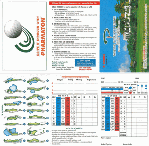 Tanjong Puteri Golf Resort - Plantation Course