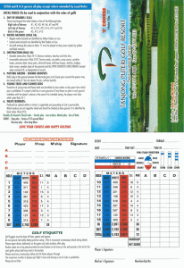 Tanjong Puteri Golf Resort - Straights Course